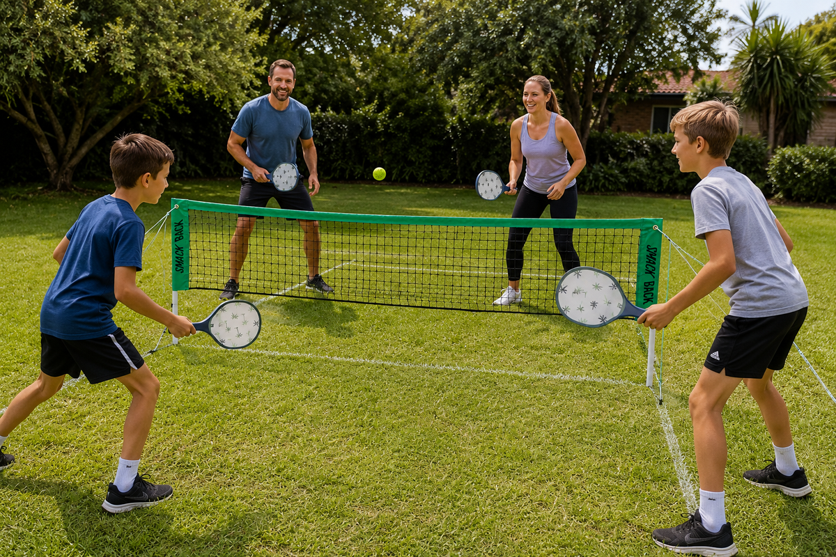 SmackBack family tennis set